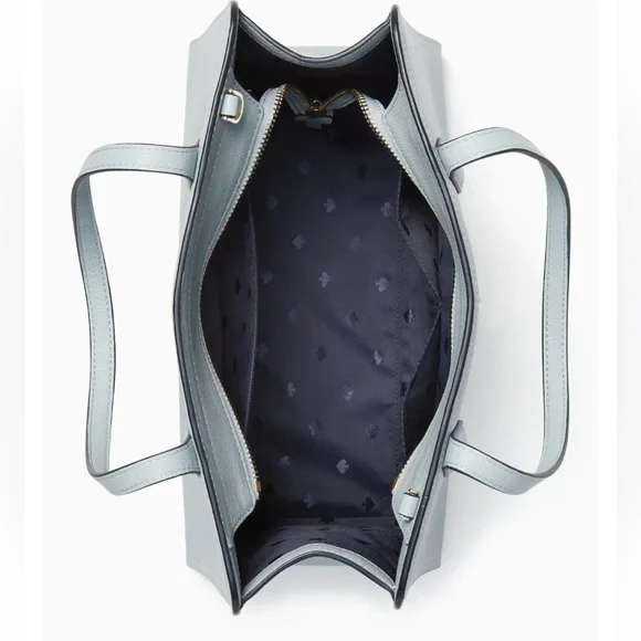 NWT Kate Spade ♠️Rowe Medium Top Zip Satchel / Avalon Mist - Picture 3 of 7